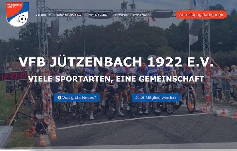 Vorschau der Website